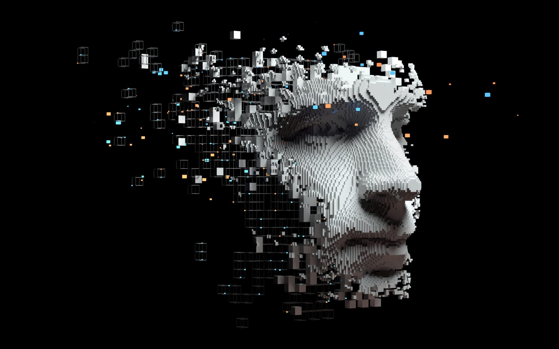 AI image of a human face